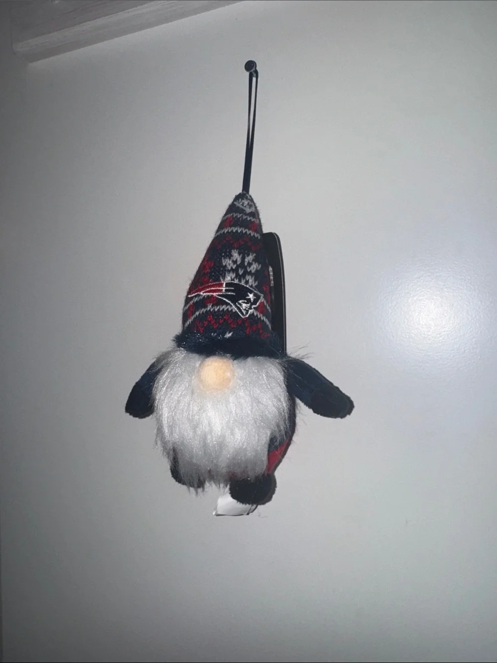NE patriots Christmas Tree Holiday Ornament - Plush Gnome - Team‎ Logo nfl new